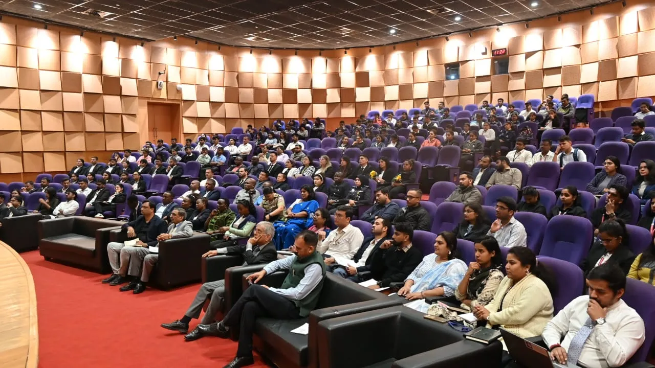 Dr. J.R. Gaur Sitting in Class Room